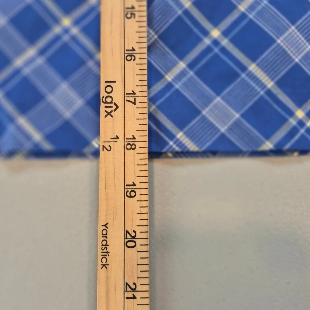 EP‎ Pro Golf Skort Womens 10 Blue Plaid Athletic Tennis Skirt Pockets Activewear